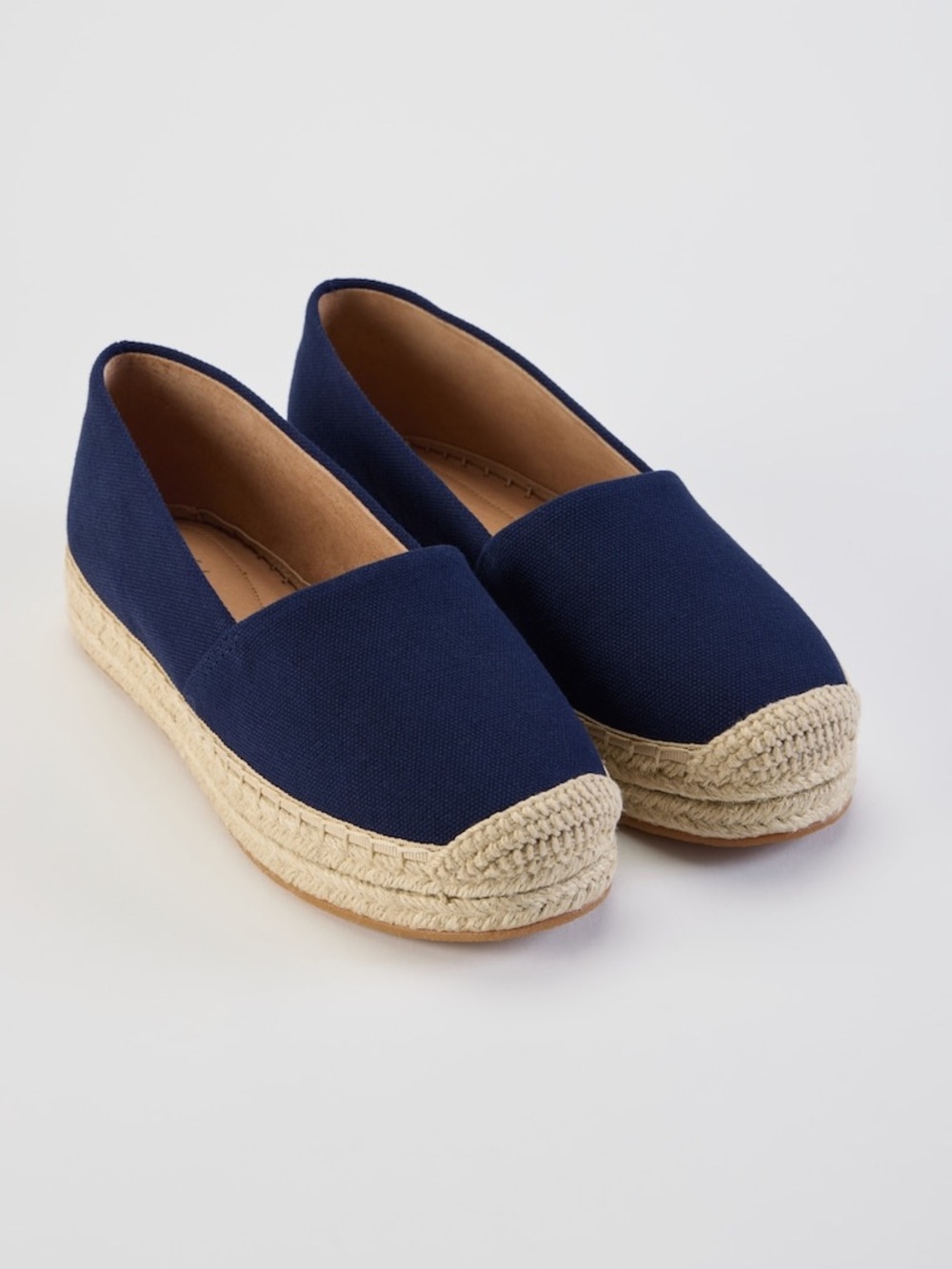 J. Jill Elena Espadrille Flats In Navy Size 10 NWT